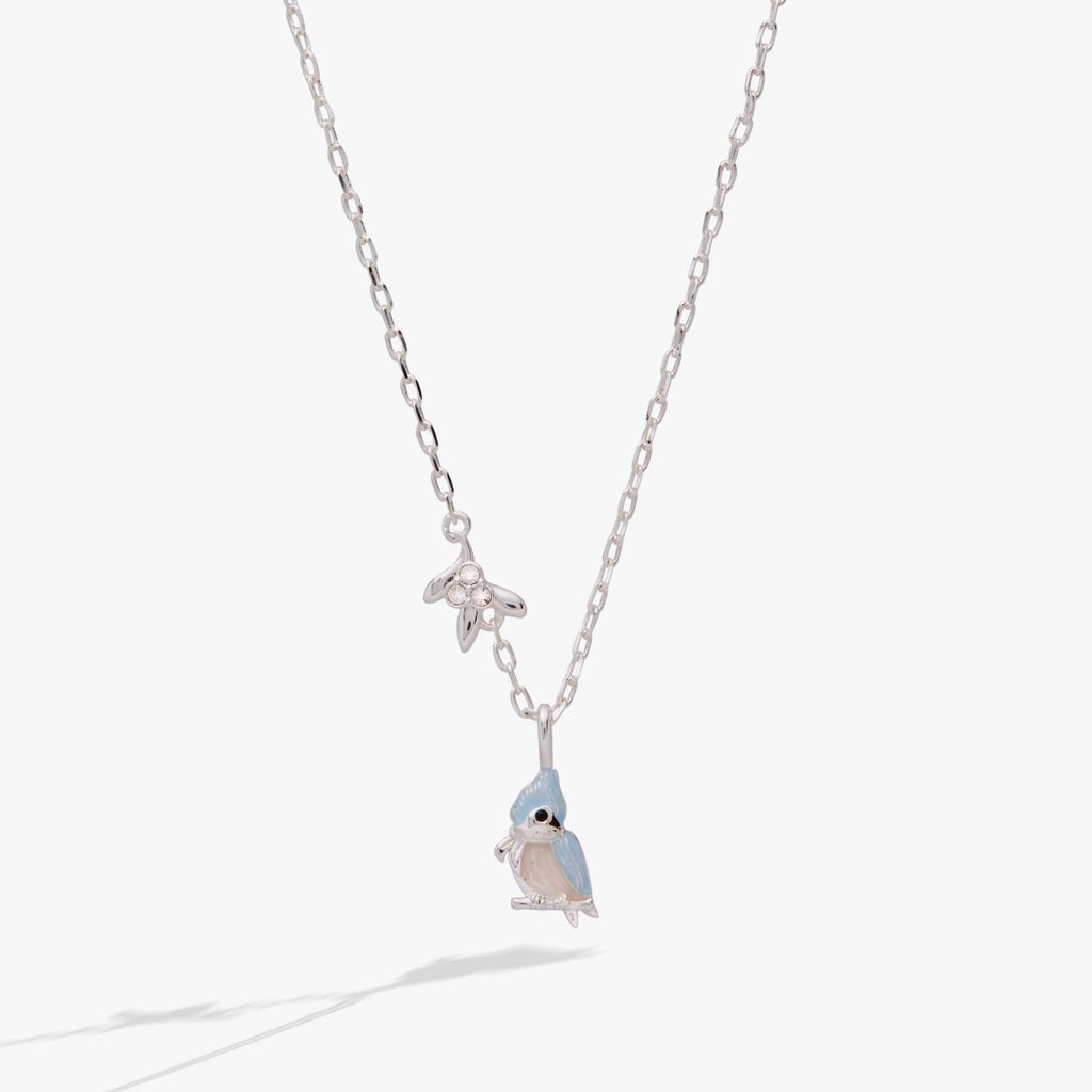 Tufted Titmouse Bird Pendant Necklace - Willow & Luna