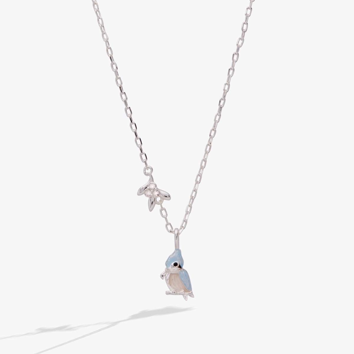 Tufted Titmouse Bird Pendant Necklace - Willow & Luna