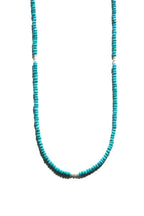 Turquoise and Pearl Beaded Necklace - Willow & Luna