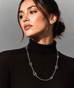 C008W B.Tiff Garlande Lariat Chain Necklace