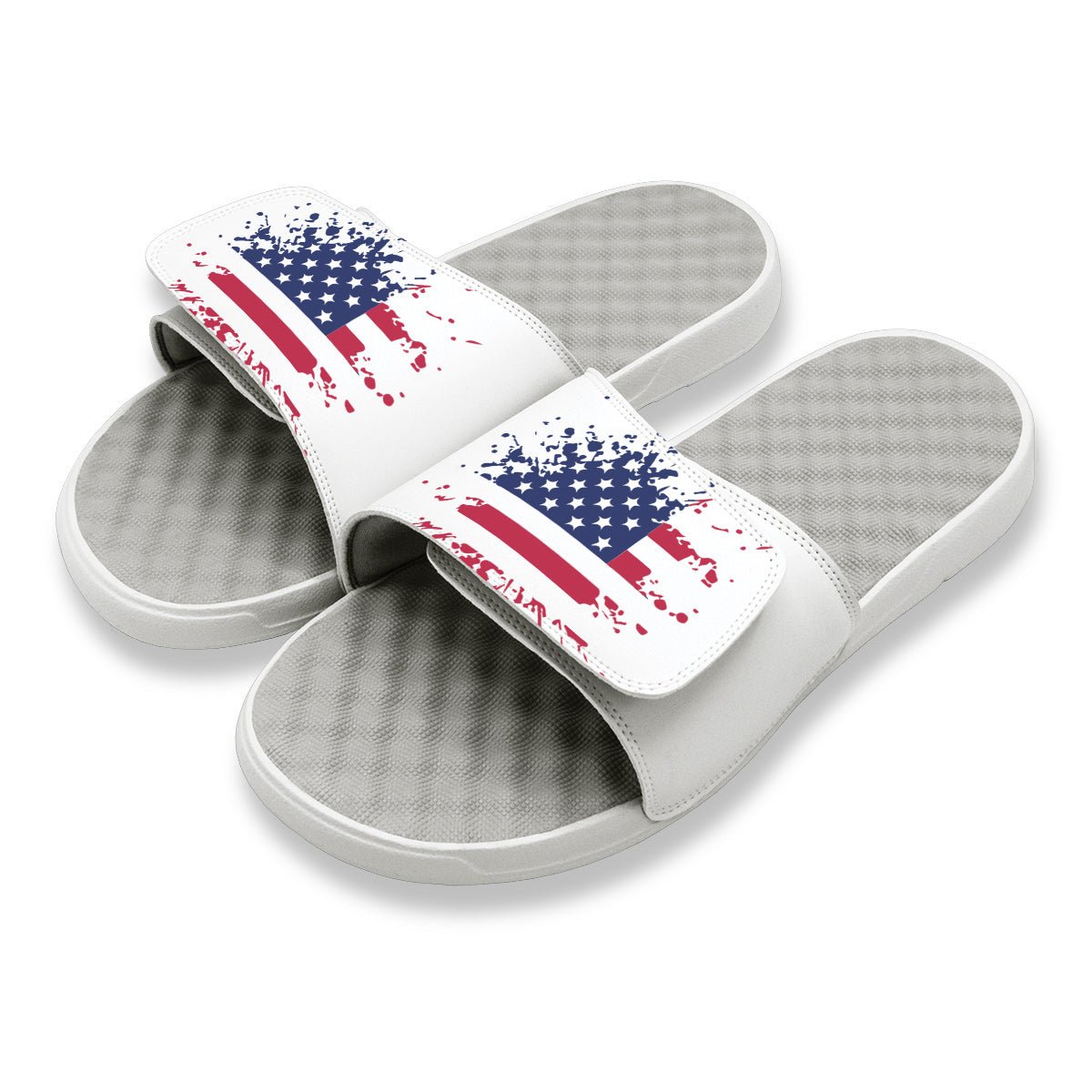 USA Flag Splatter Slides - Willow & Luna