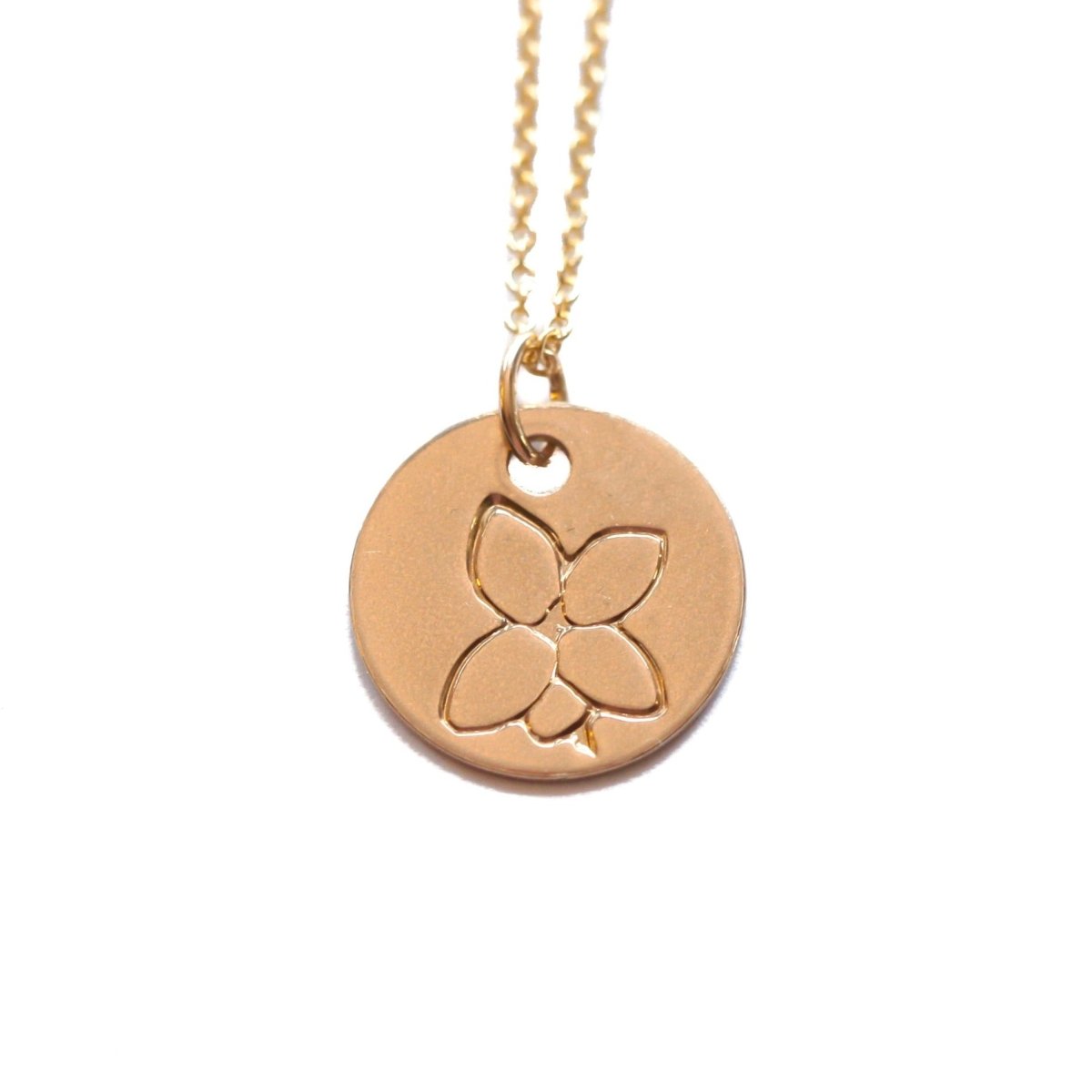 Violet Birth Flower Necklace for February - Willow & Luna