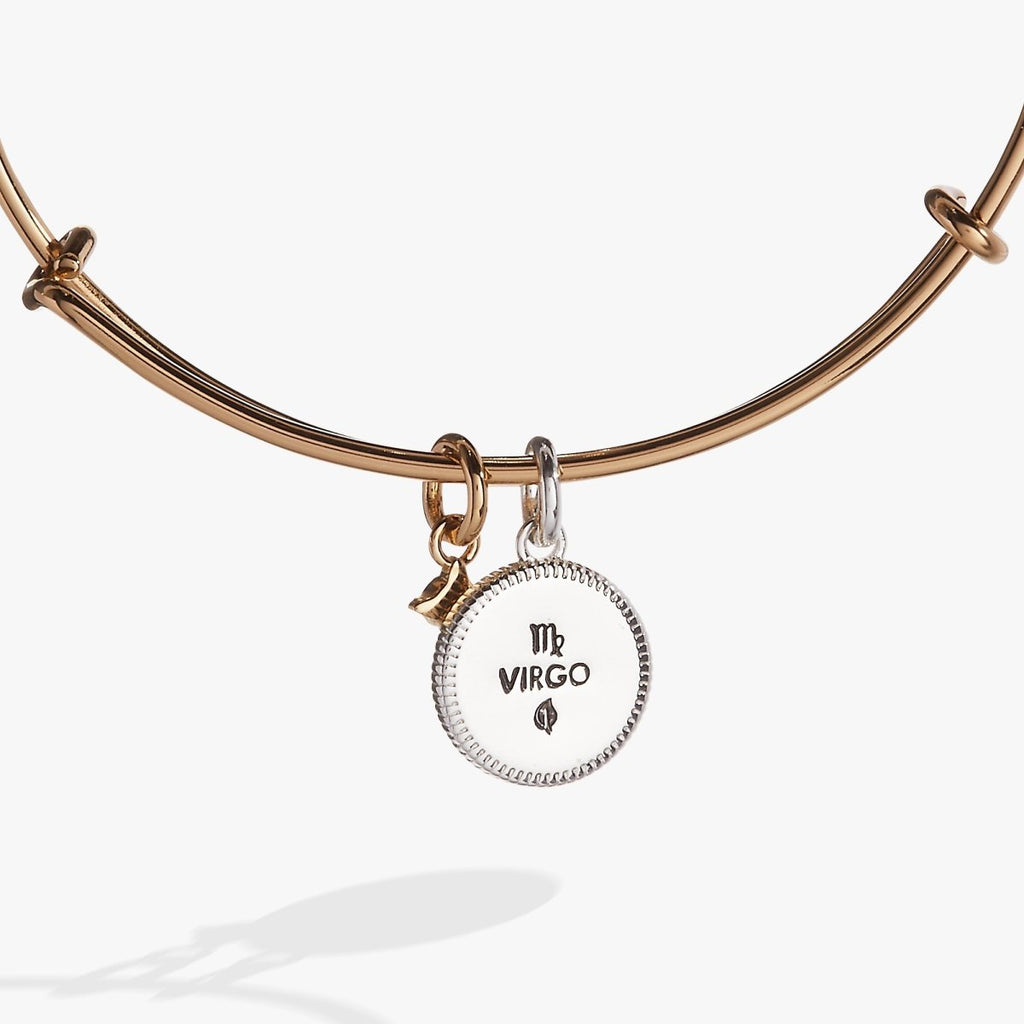 Virgo Zodiac Charm Bangle - Willow & Luna