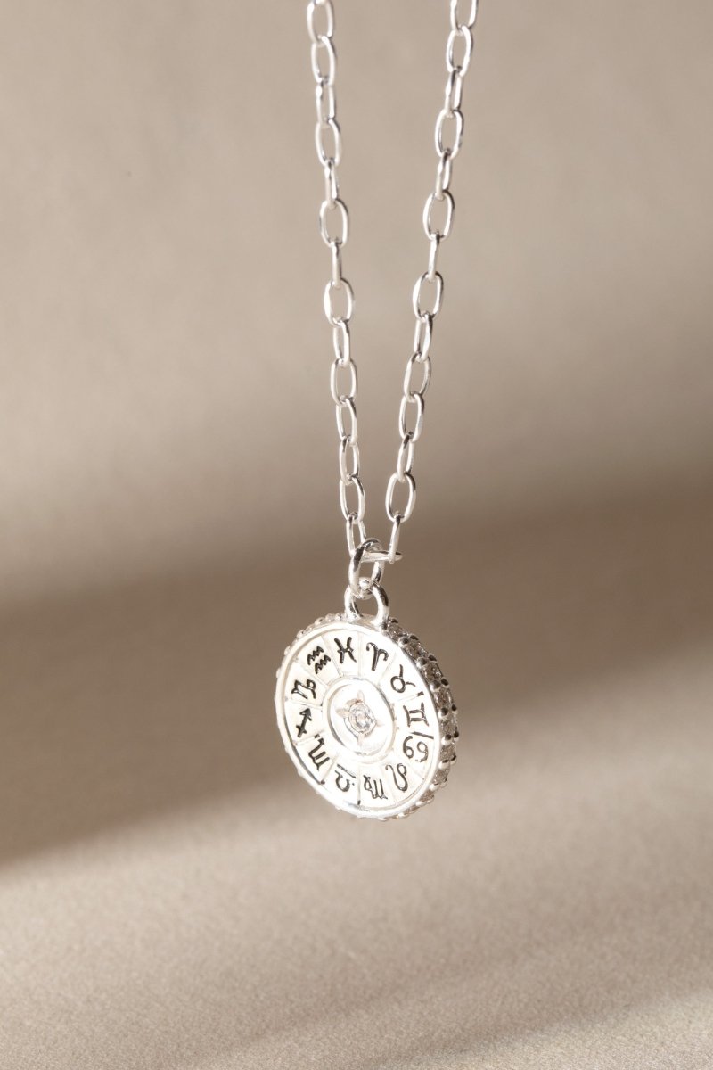 Virgo Zodiac Precious Necklace - Willow & Luna