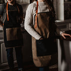 Waxed Canvas Apron - USA Made - Willow & Luna