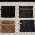 Waxed Canvas Utility Pouch - USA Made - Willow & Luna