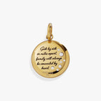 Wife Flower Disc Charm - Willow & Luna