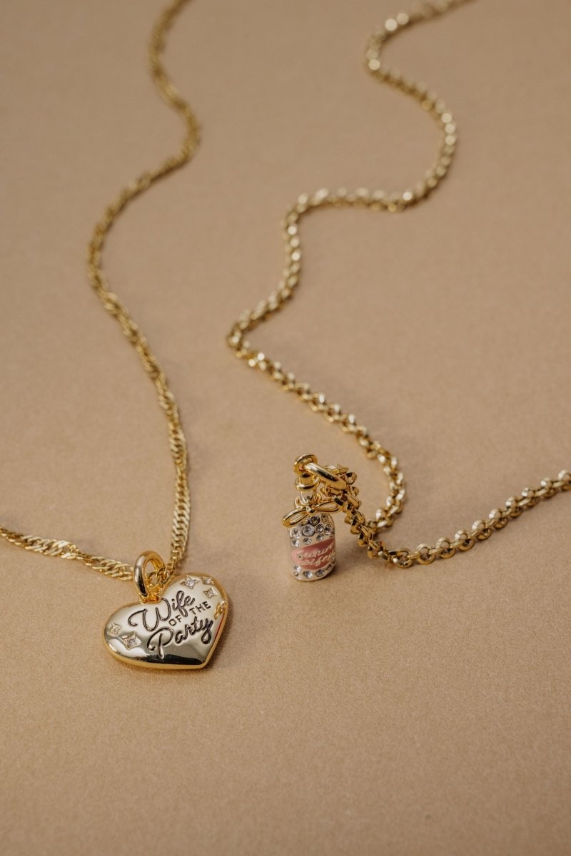 ‘Wife of the Party’ Heart Charm - Willow & Luna