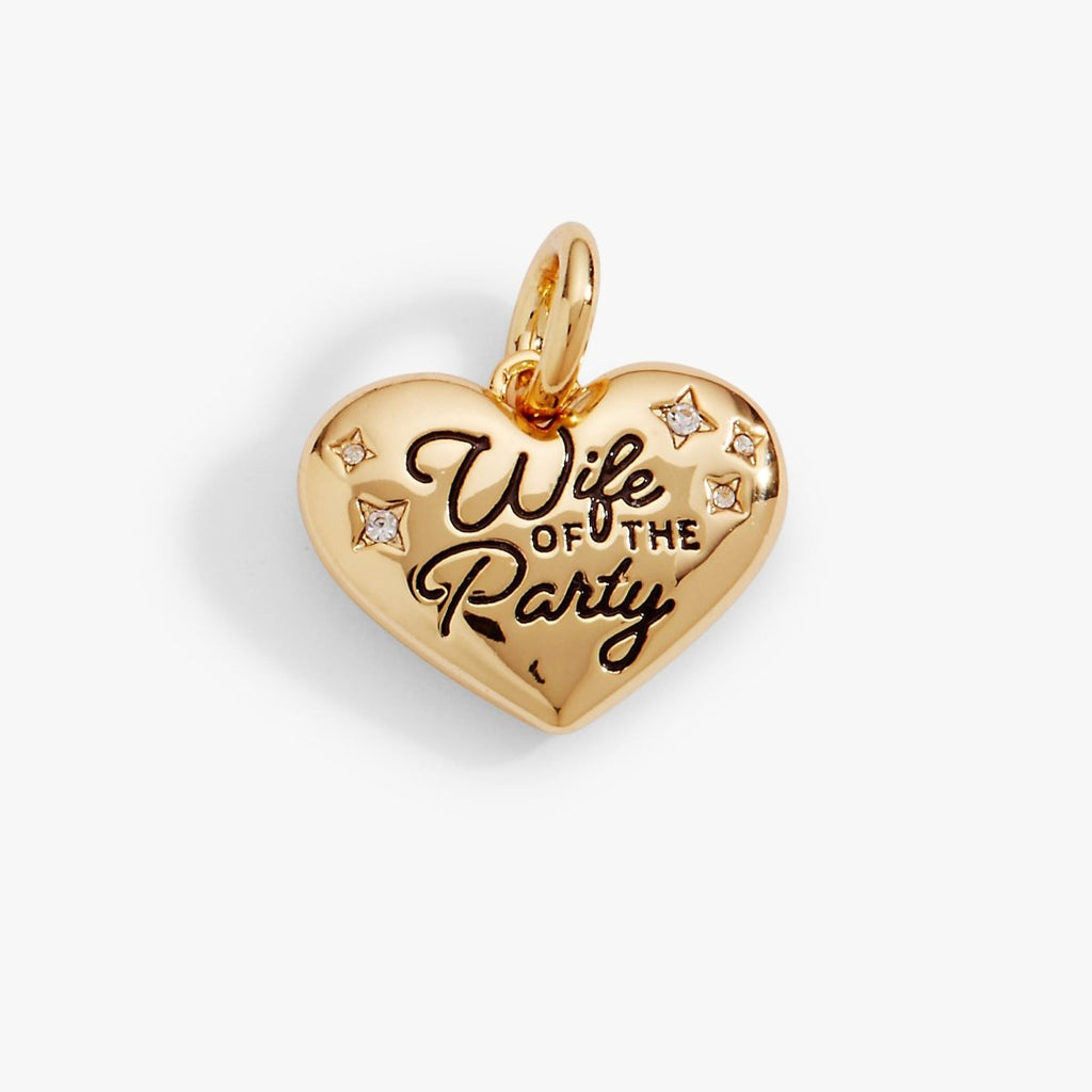 ‘Wife of the Party’ Heart Charm - Willow & Luna