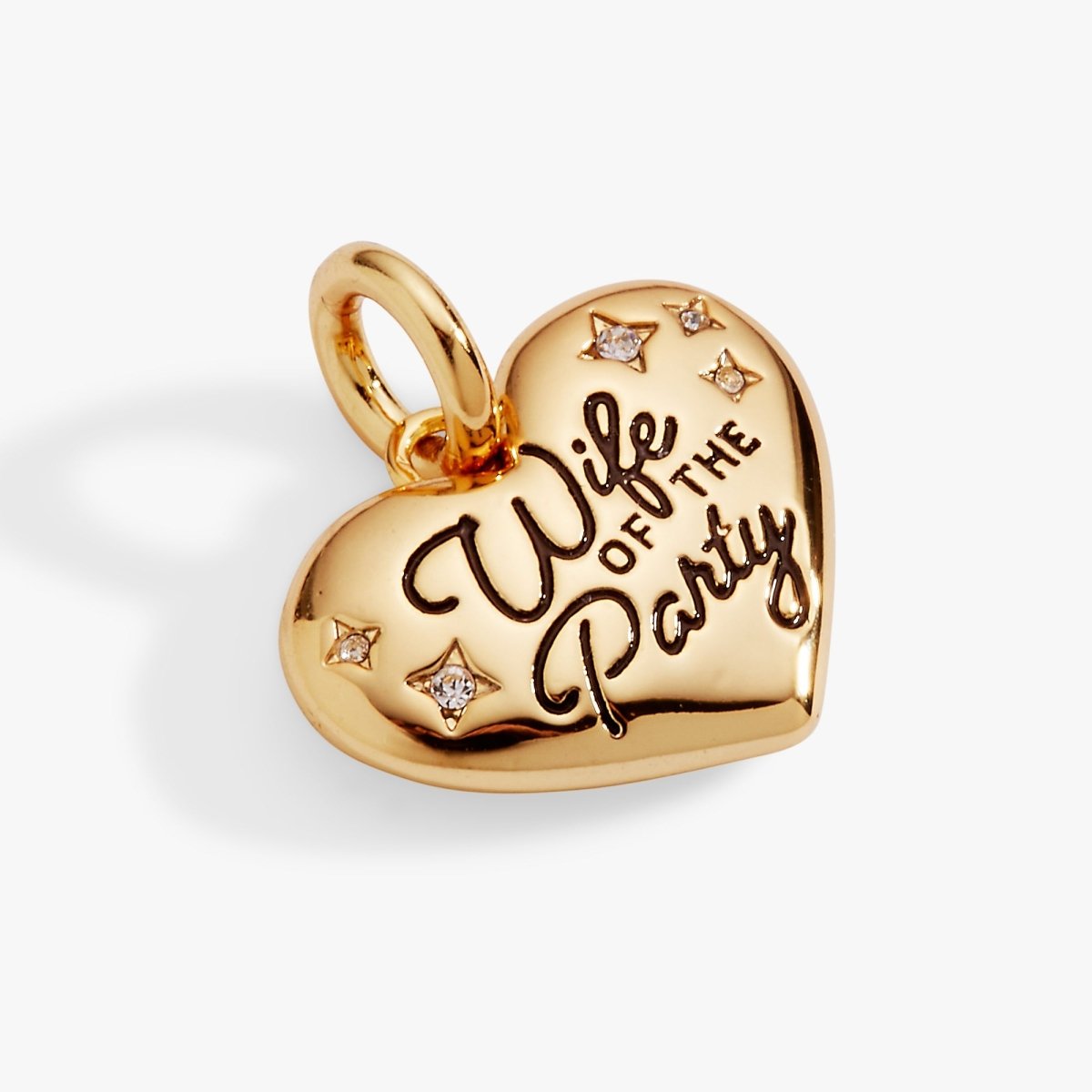 ‘Wife of the Party’ Heart Charm - Willow & Luna