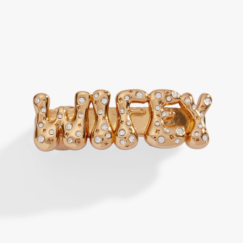 'Wifey' Bubble Hair Barrette - Willow & Luna
