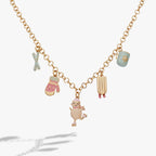 Winter Wonderland Multi Charm Necklace - Willow & Luna