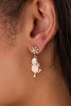 Winter Wonderland Snowman Drop Earrings - Willow & Luna