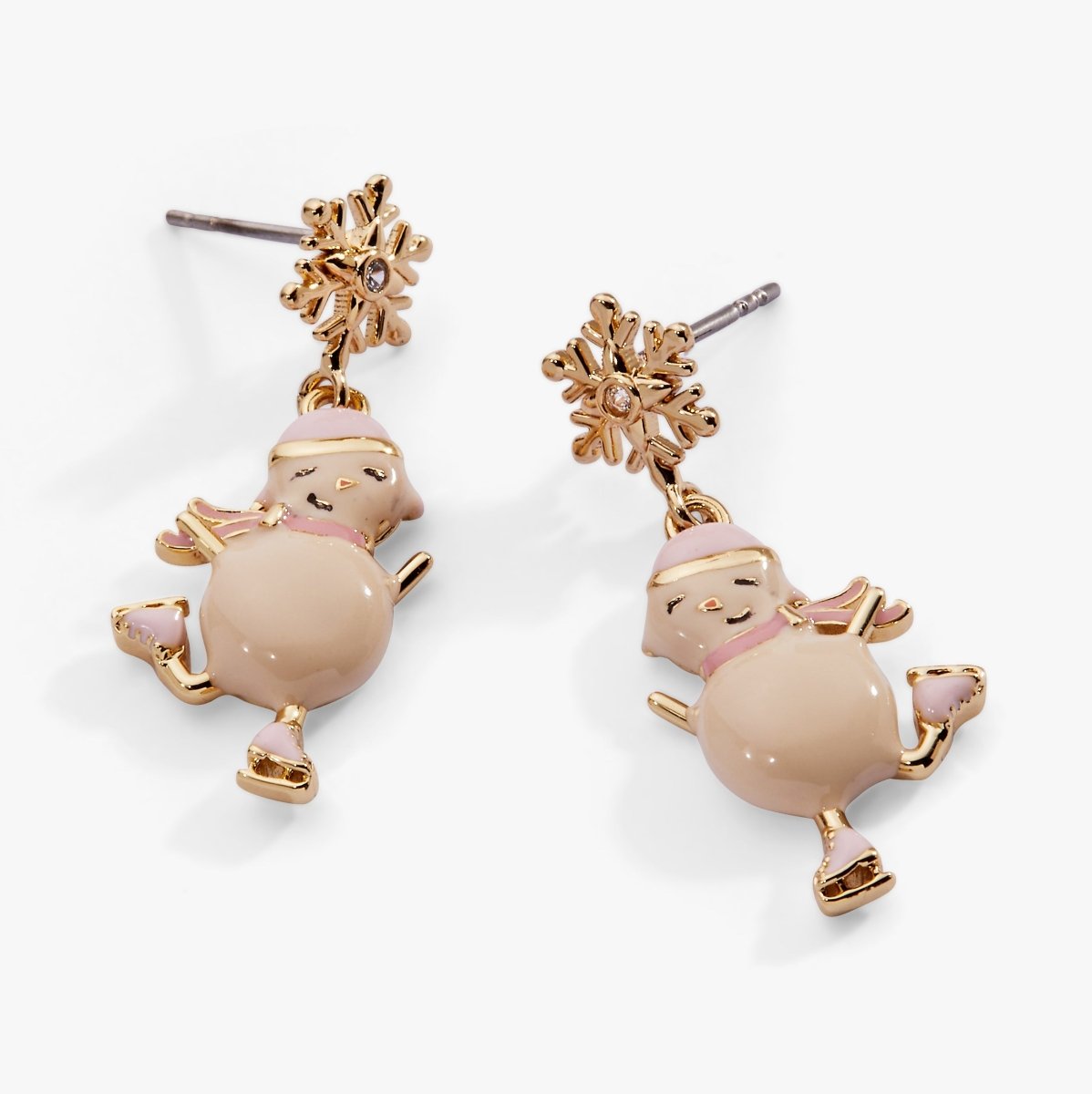 Winter Wonderland Snowman Drop Earrings - Willow & Luna