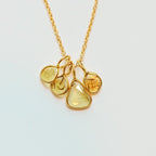 Yellow Diamond Slice Necklace - Willow & Luna