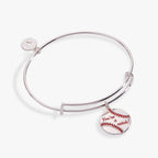 "You're A Catch" Baseball Charm Bangle - Willow & Luna