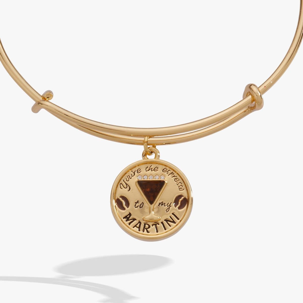 ‘You’re The Espresso To My Martini’ Charm Bangle - Willow & Luna
