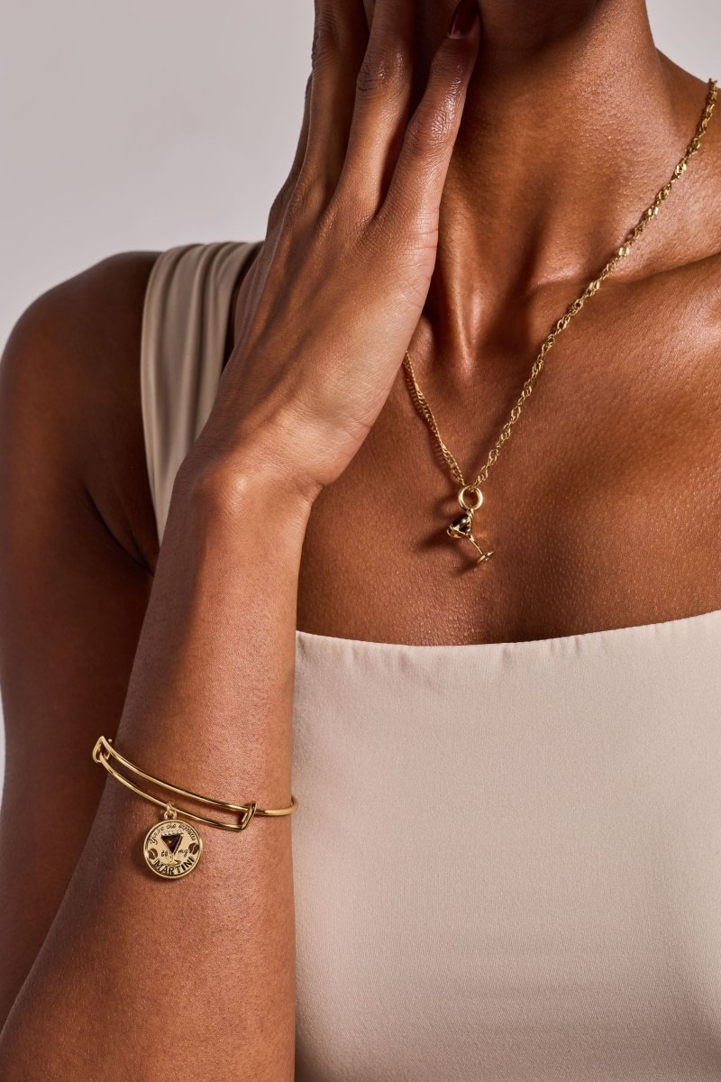 ‘You’re The Espresso To My Martini’ Charm Bangle - Willow & Luna