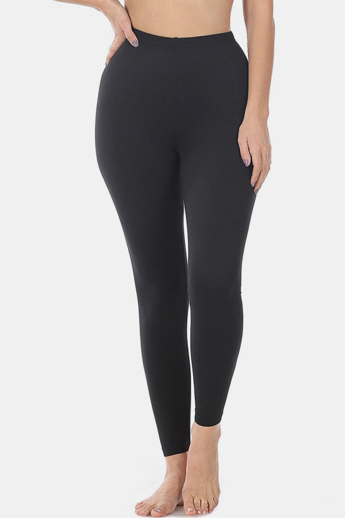 Zenana Premium Microfiber High Waist Leggings - Willow & Luna