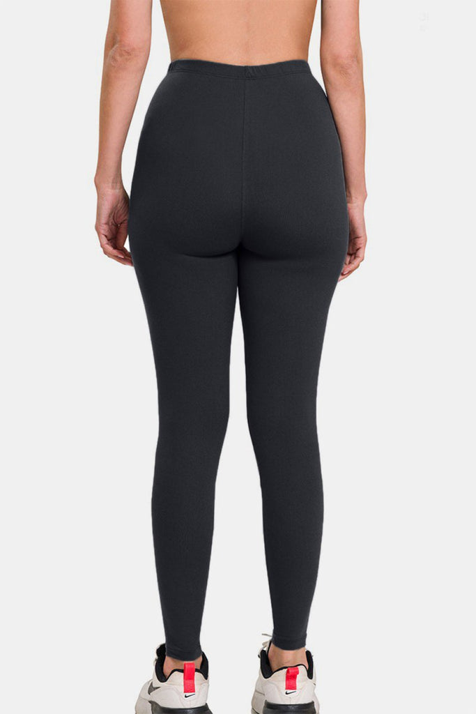 Zenana Premium Microfiber High Waist Leggings - Willow & Luna