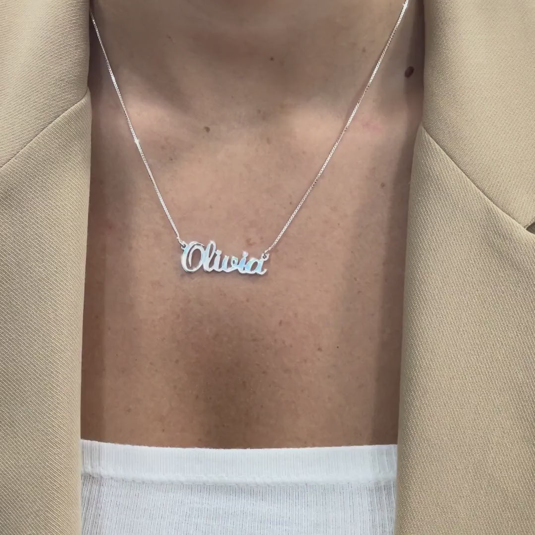 Cursive Custom Name Necklace