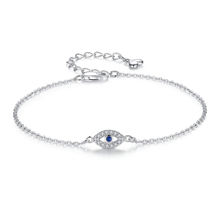 Blue Evil Eye Bracelet - Willow & Luna