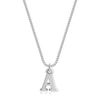 Capital Initial Letter Pendant Necklace - Willow & Luna