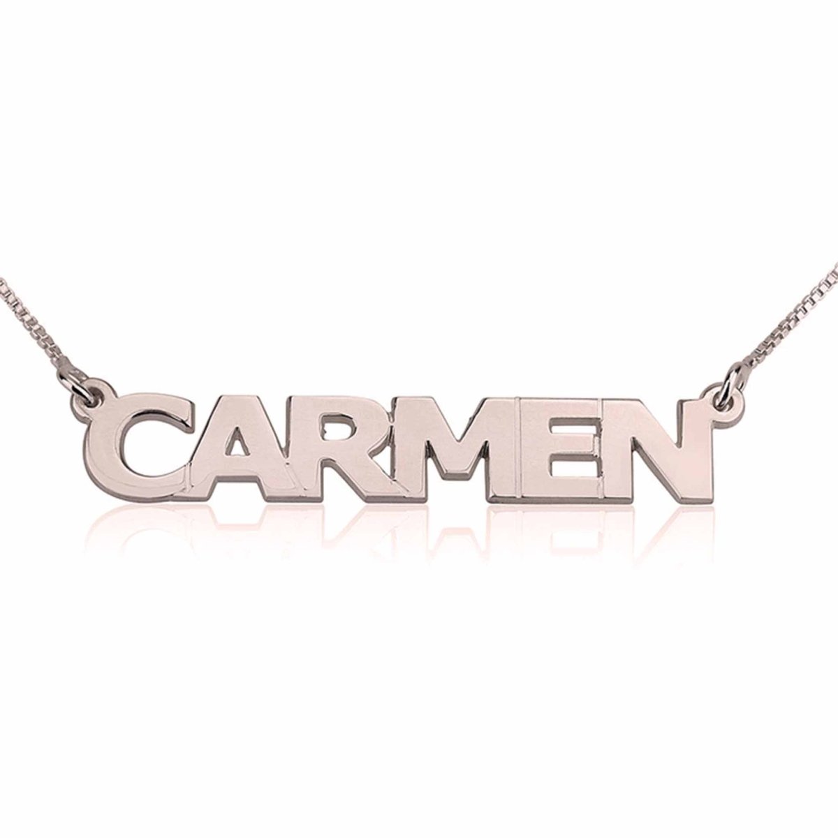 Capital Letter Custom Name Necklace - Willow & Luna