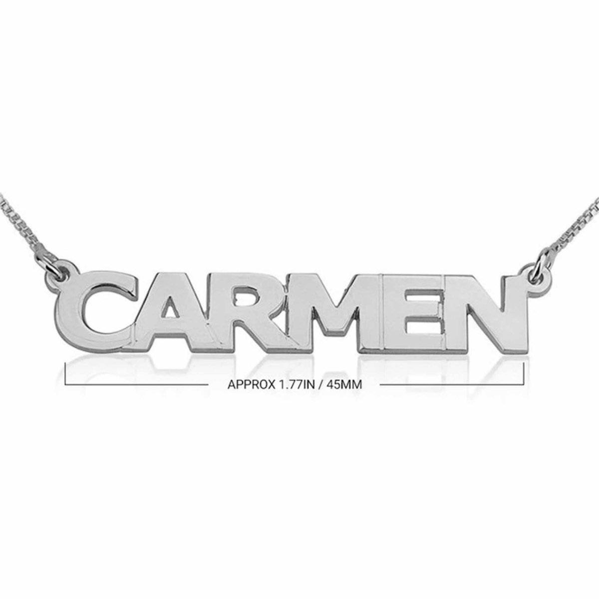 Capital Letter Custom Name Necklace - Willow & Luna