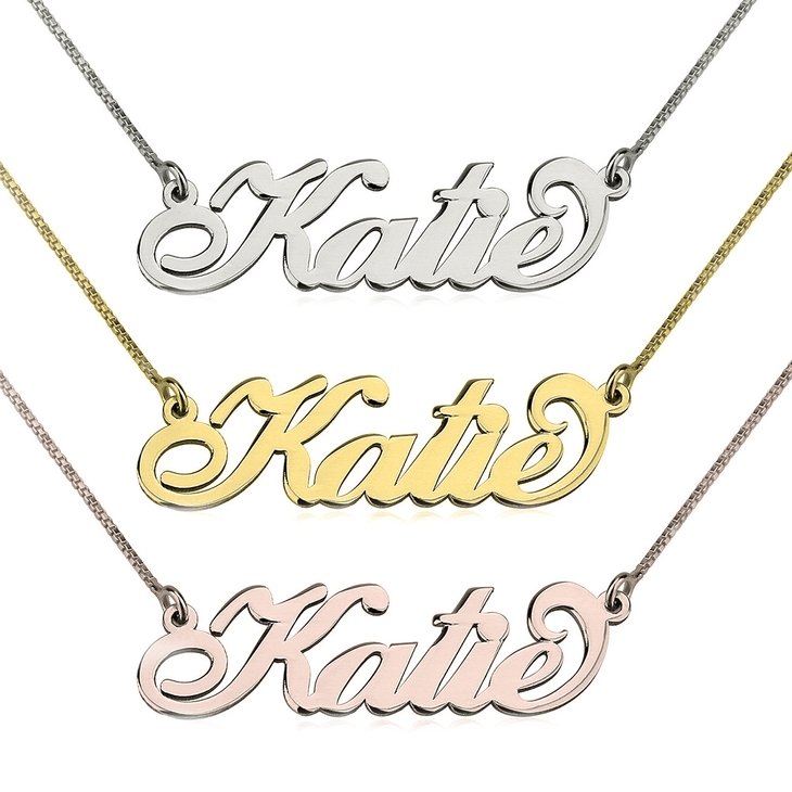 Carrie Custom Name Necklace - Willow & Luna