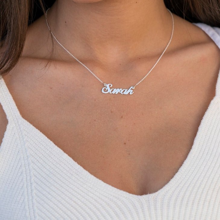 Classic Custom Name Necklace - Willow & Luna