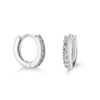 Cubic Zirconia Hoop Earrings - Willow & Luna