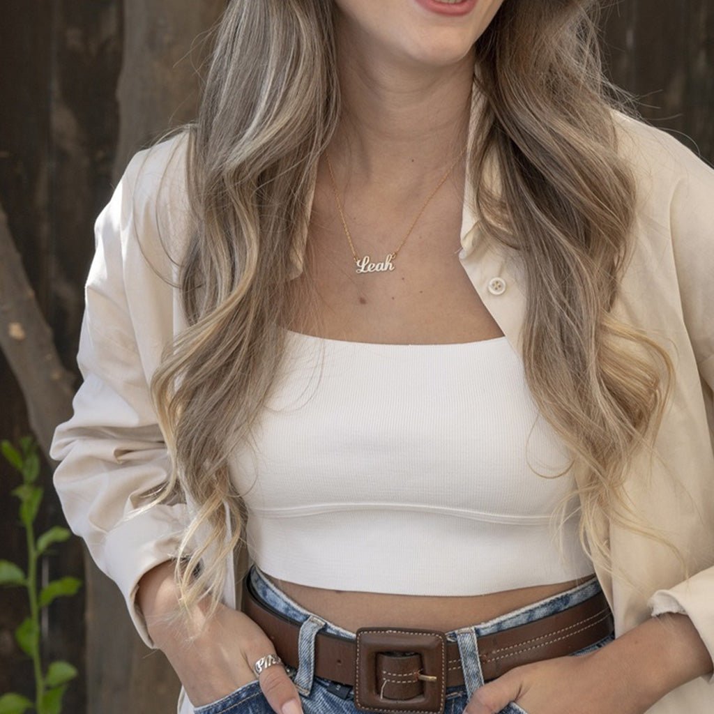 Cursive Custom Name Necklace - Willow & Luna