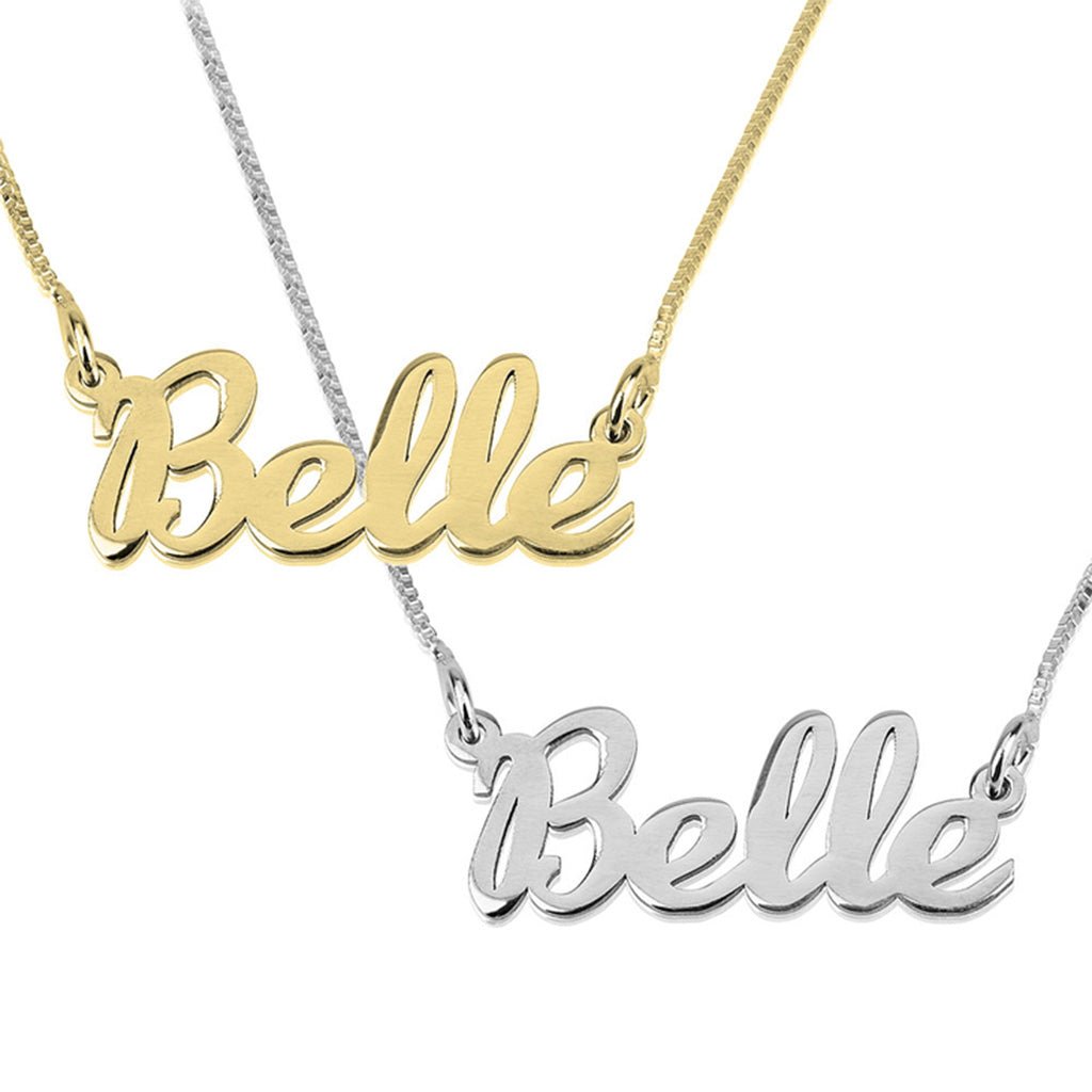 Cursive Custom Name Necklace - Willow & Luna