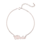 Custom Personalized Name Anklet - Willow & Luna