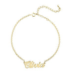 Custom Personalized Name Anklet - Willow & Luna