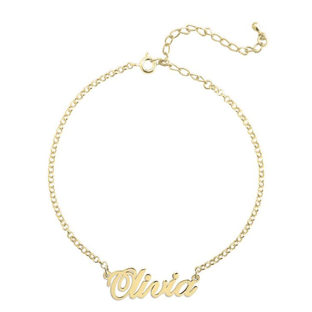 Custom Personalized Name Anklet - Willow & Luna
