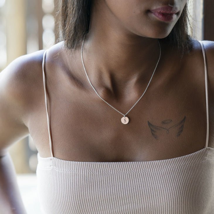 Letter Pendant Necklace - Willow & Luna