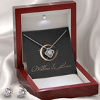 Love Knot Earring and Necklace Set - Willow & Luna - Willow & Luna