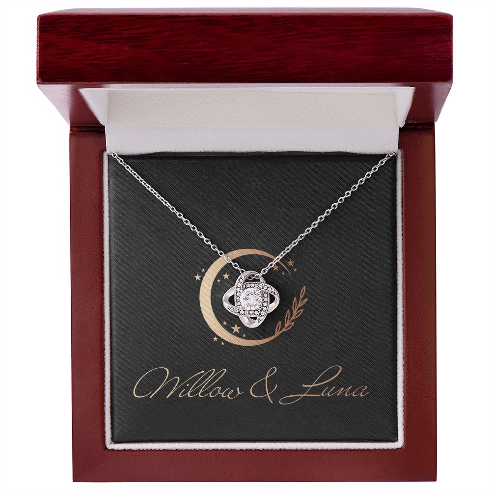 Love Knot Necklace - Willow & Luna - Willow & Luna