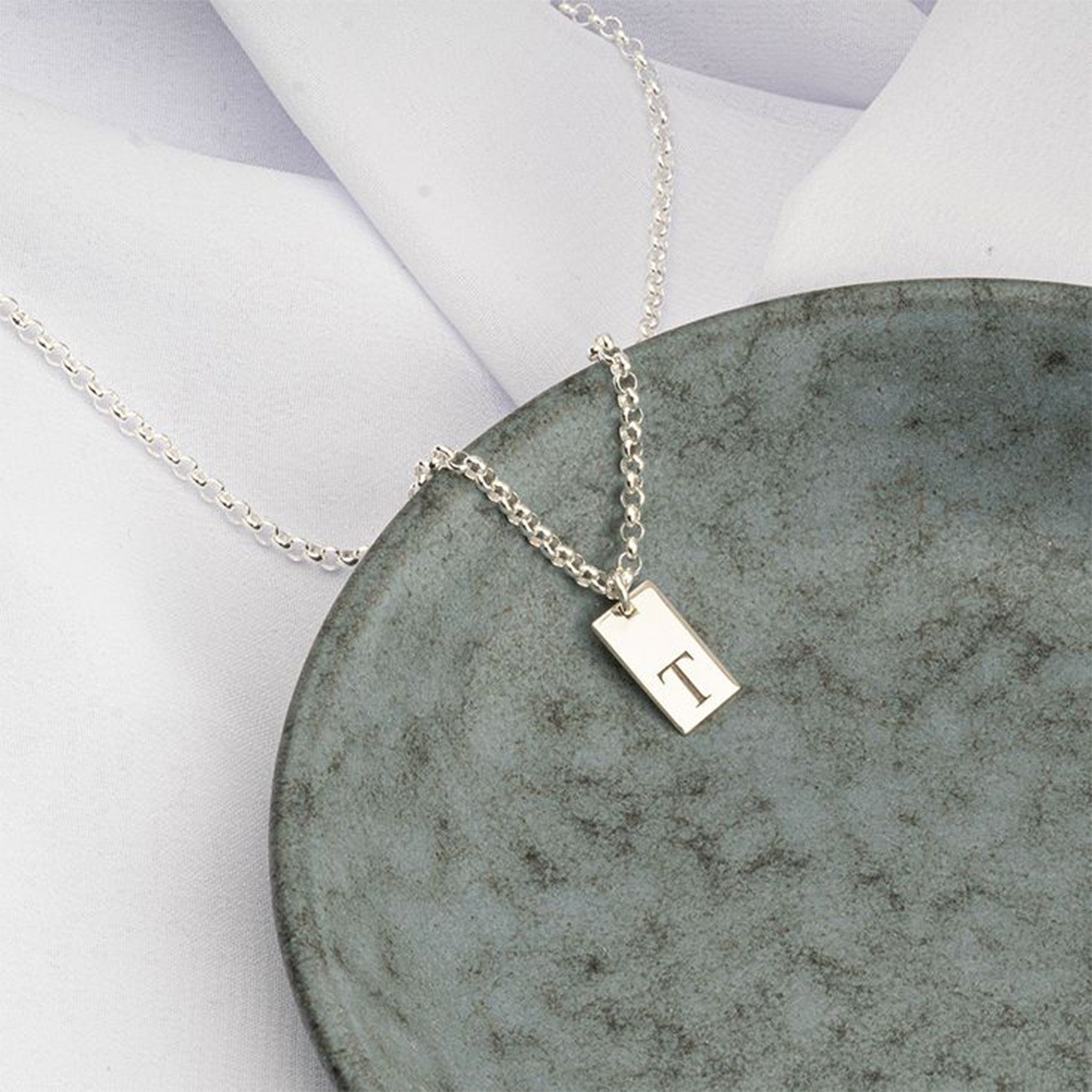 Men's Initial Necklace - For the Extraordinary Man - Willow & Luna