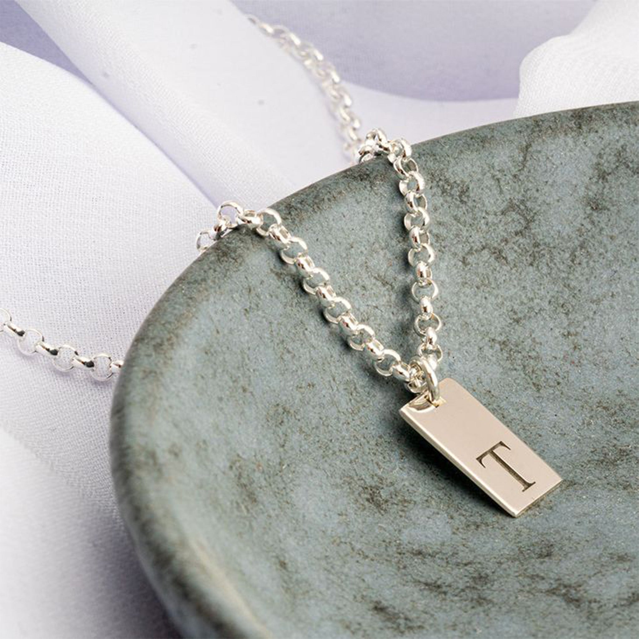 Men's Initial Necklace - For the Extraordinary Man - Willow & Luna