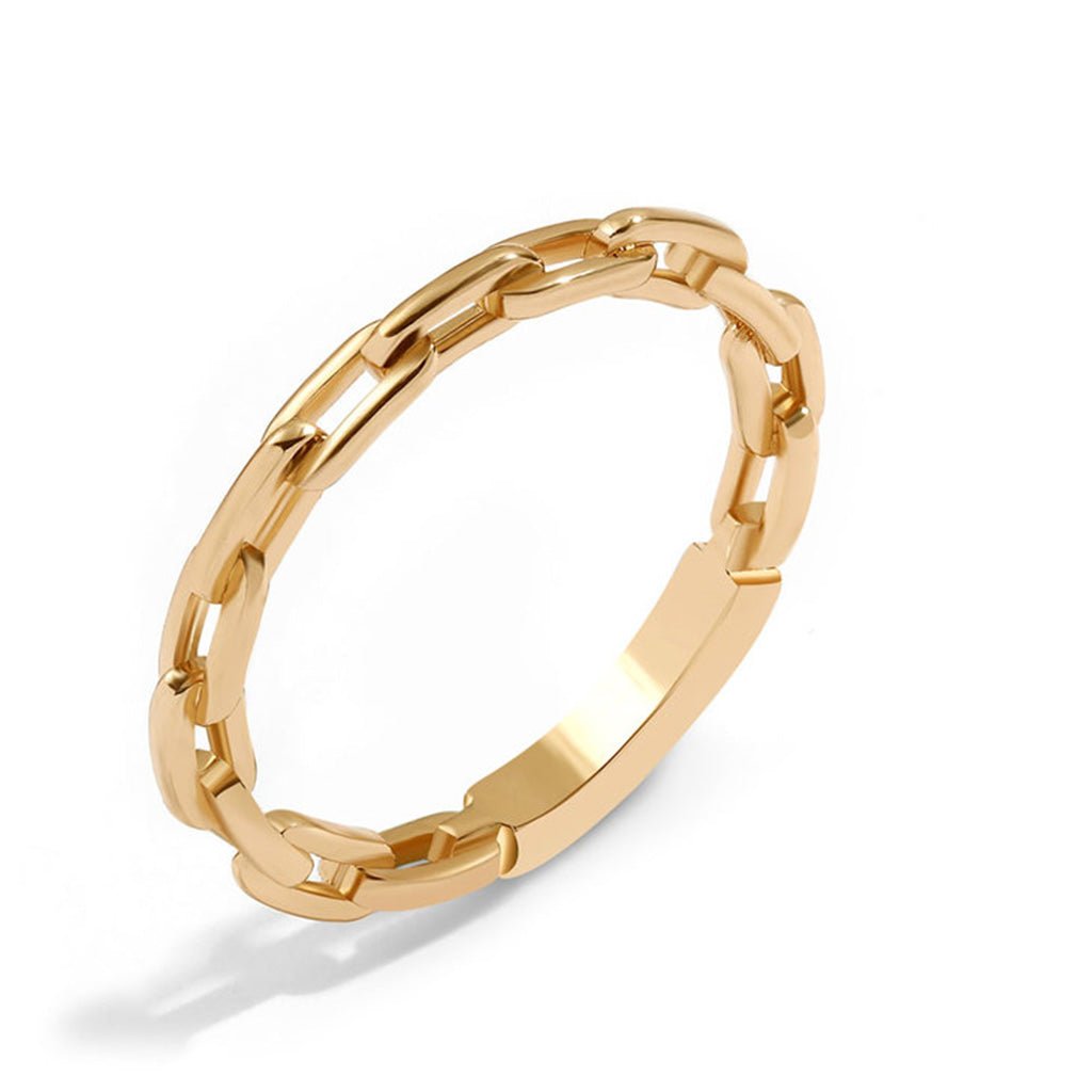 Paperclip Chain Link Ring - Willow & Luna