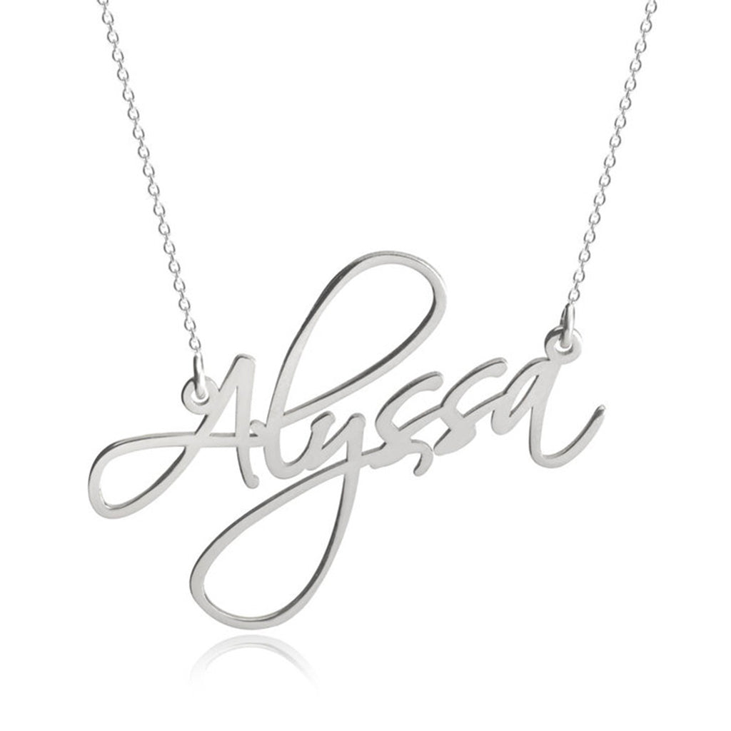 Script Custom Name Necklace - Willow & Luna