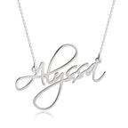 Script Custom Name Necklace - Willow & Luna