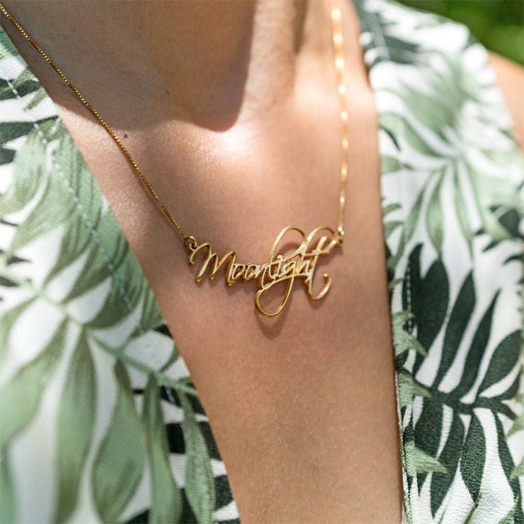 Script Custom Name Necklace - Willow & Luna