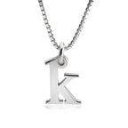 Small Initial Letter Pendant Necklace - Willow & Luna