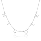 Spaced Letter Necklace - Willow & Luna
