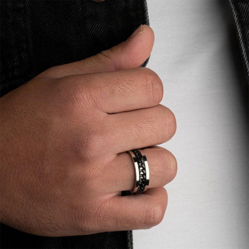 Spinning Fidget Ring For Men - Willow & Luna